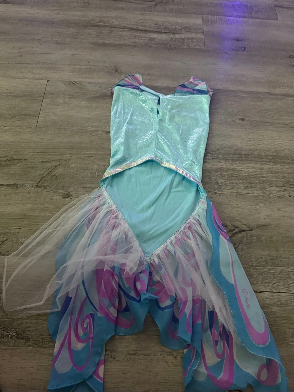 Dreamy Fins shimmery aqua